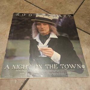 Rod Stewart Record LP A Night On The Town